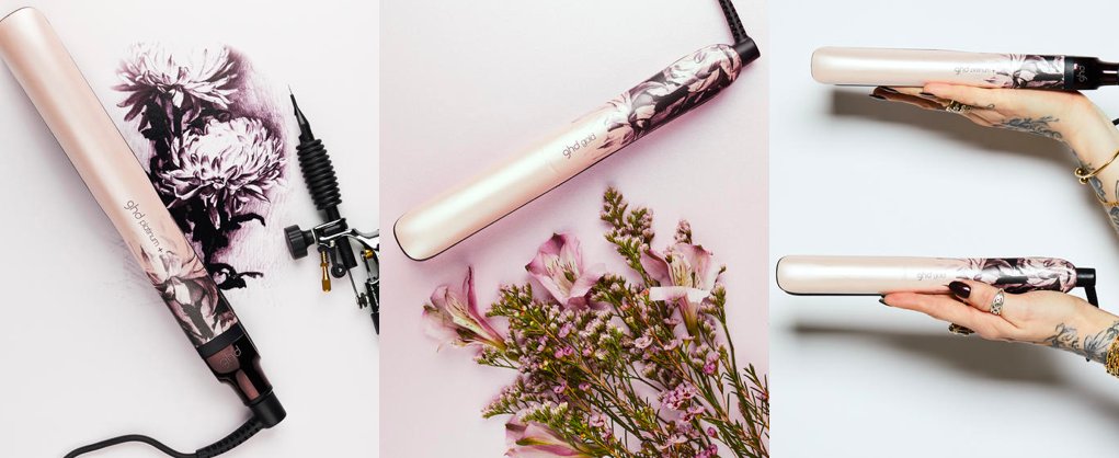 new ghd ‘ink on pink collection’ now available in salon!