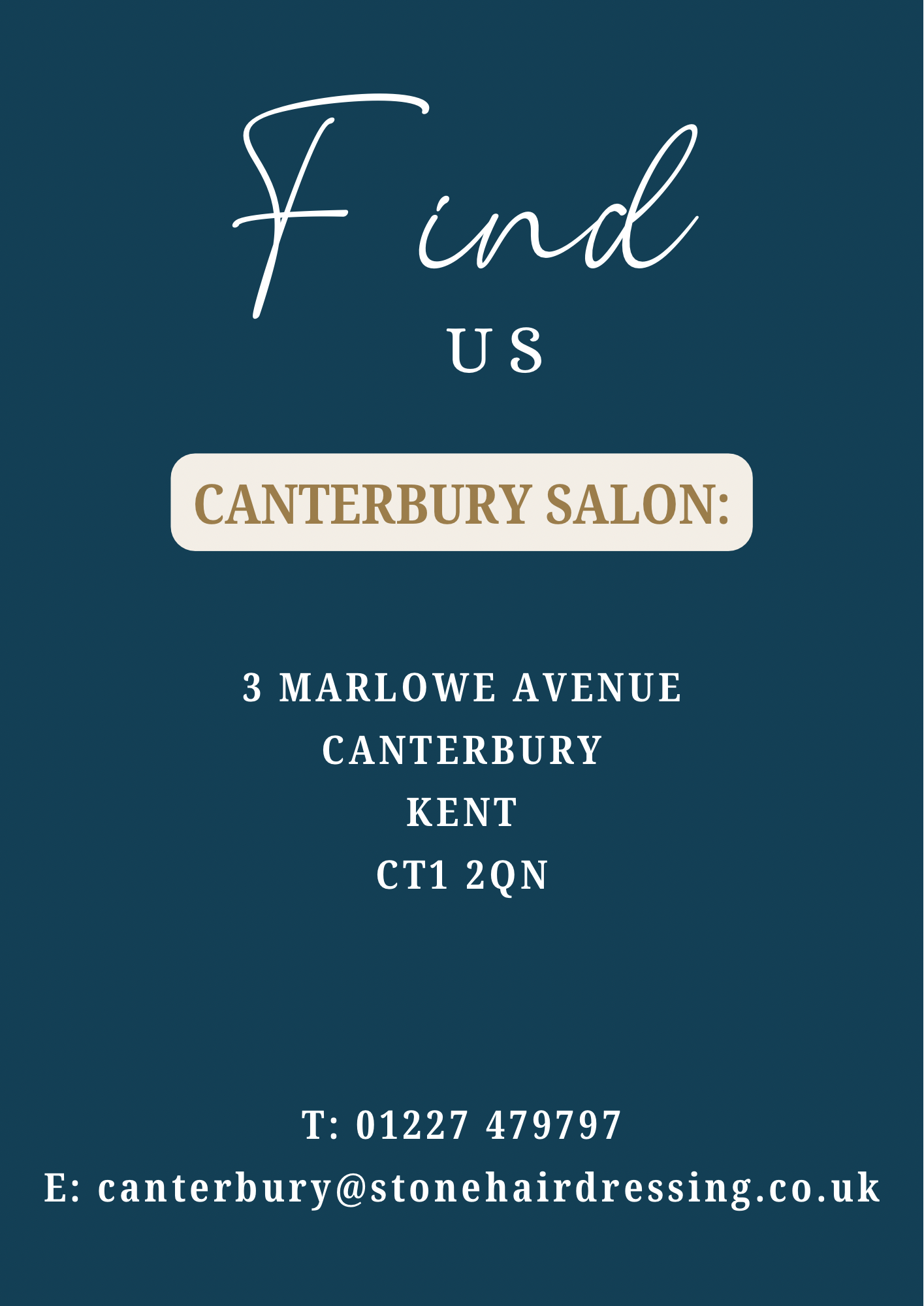 Find our Canterbury Salon