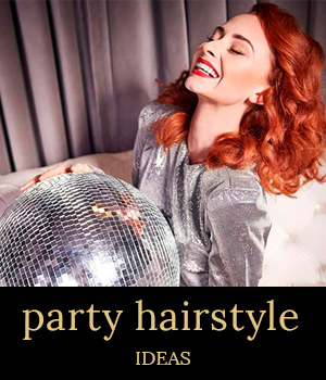 office to oh la la: christmas party hairstyle ideas