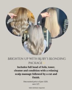 Blonding Offer Stone Hairdressing