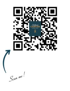 QR Code Childhood Charity Fundraiser Stone Hairdressing